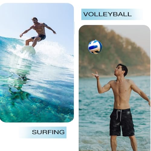 Men’s 2-in-1 Quick-Dry Swim Shorts – Compression Liner Boardshorts