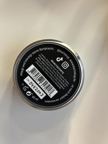 BARTZEUG Bartbalsam Waldwunder・Zirbelkiefer x Bergamotte・100% natürliches Bartbalm・Hält deinen Bart in Form ・Bartpflege für den Mann・50ml・Made in Germany