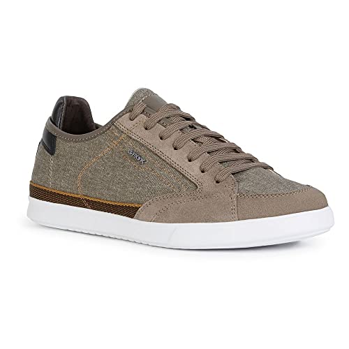 Geox Men’s U Walee A Sneakers – Lightweight Canvas Trainers