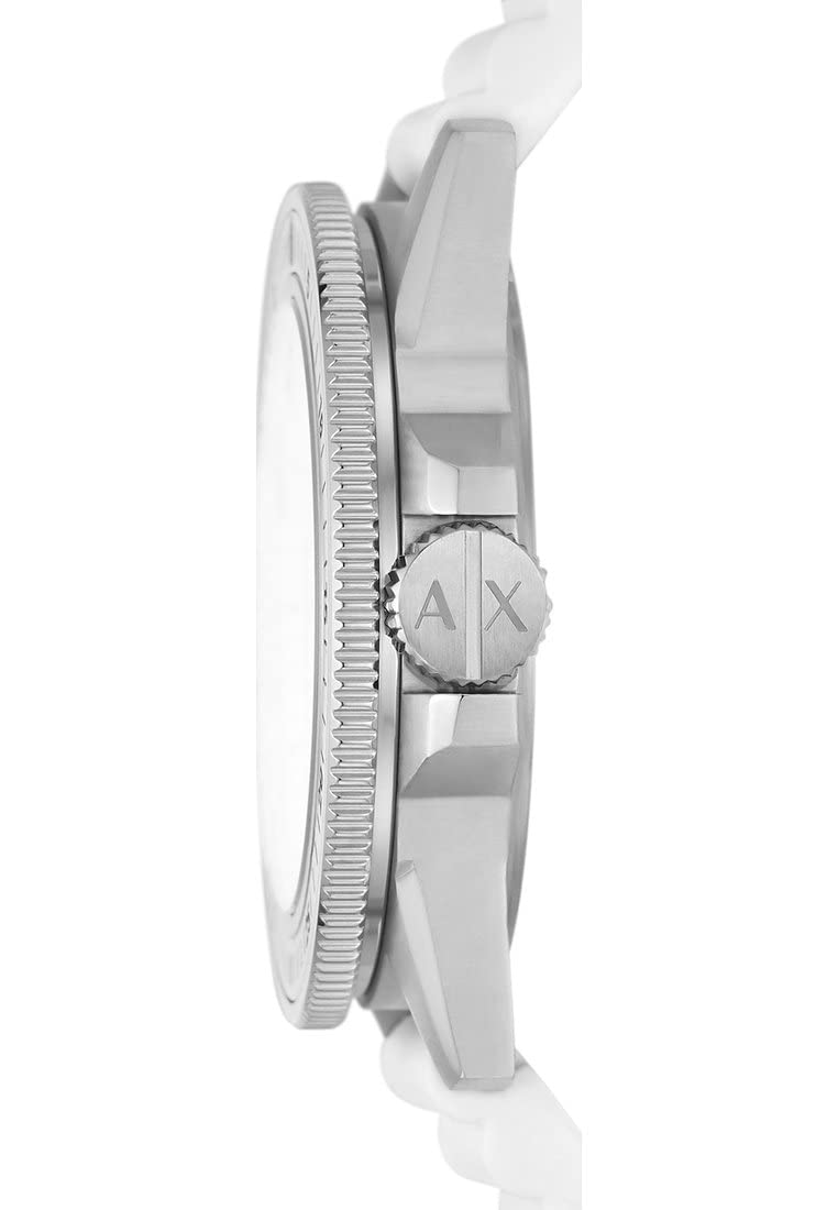 Armani Exchange Watch for Men, Quartz Movement and 42mm Case Size with Stainless Steel, Leather or Silicone Strap