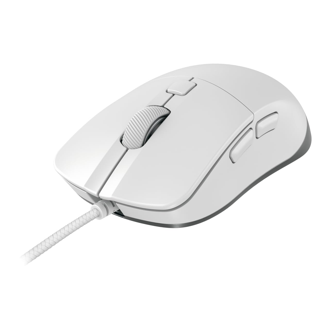 CHERRY XTRFY M50, Leichte Kabelgebundene Gaming-Maus, Ergonomische Form für Optimalen Komfort und Kontrolle, 5 On-Board-Profile, USB-A Anschluss, Weiß
