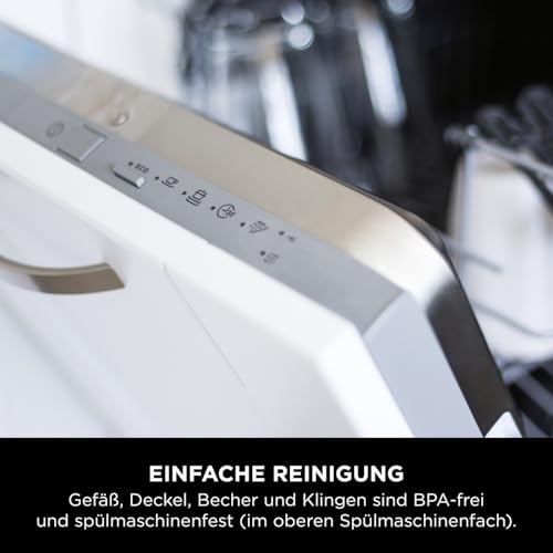 Ninja 2-in-1 Detect Power Mixer Pro & Single Serve, 1200W Mixer mit Krug, & Single Serve Tasse, Smoothies mixen, Gemüse hacken & Frozen Drinks mixen, Kupfer/Schwarz