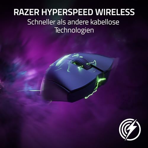 Razer DeathAdder Essential (2021) - Kabelgebundene Gaming-Maus mit Optischem Sensor mit 6400 DPI (5 programmierbare Tasten, Ergonomischer Formfaktor, 10 Millionen Klicks Lebensdauer) Schwarz