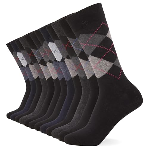 FM London 12-Pack Smart Men's Socks