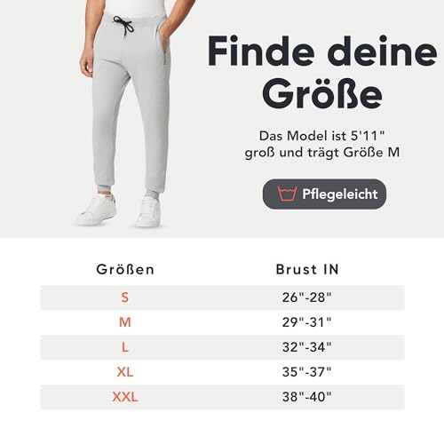 Men’s Slim Fit Joggers – Fleece-Lined Sweatpants