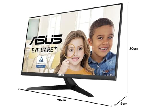 ASUS Eye Care VY249HF - 24 Zoll Full HD Monitor - 100 Hz, 1ms MPRT, AdaptiveSync - IPS Panel, Vesa 100x100, 16:9, 1920x1080, HDMI