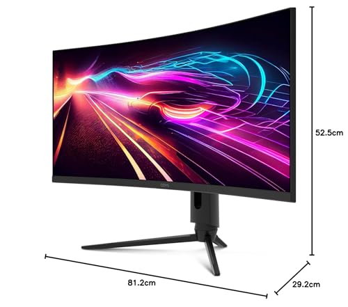 ODYS i27 Monitor - 27-Zoll-Bildschirm im rahmenlosen Design, Full HD, 100 Hz, mit HDR, IPS Panel, FreeSync, HDMI, USB-C, 3,5mm Audio