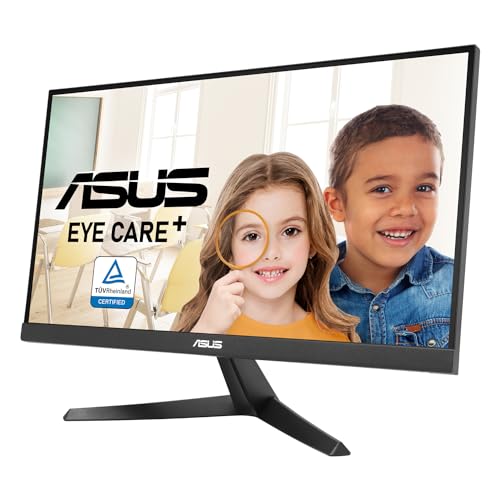 ASUS Eye Care VY249HF - 24 Zoll Full HD Monitor - 100 Hz, 1ms MPRT, AdaptiveSync - IPS Panel, Vesa 100x100, 16:9, 1920x1080, HDMI