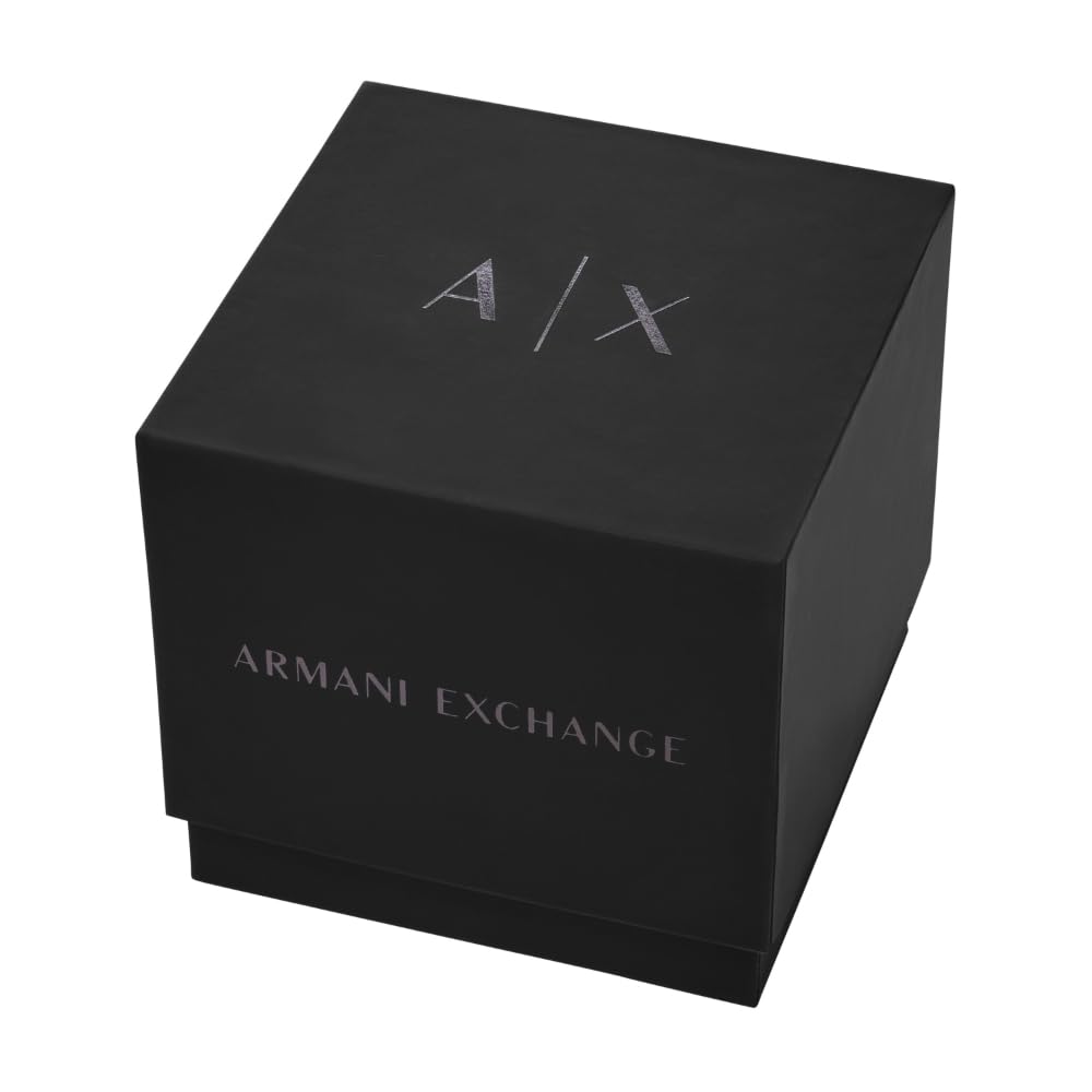 Armani Exchange Watch for Men, Quartz Movement and 42mm Case Size with Stainless Steel, Leather or Silicone Strap