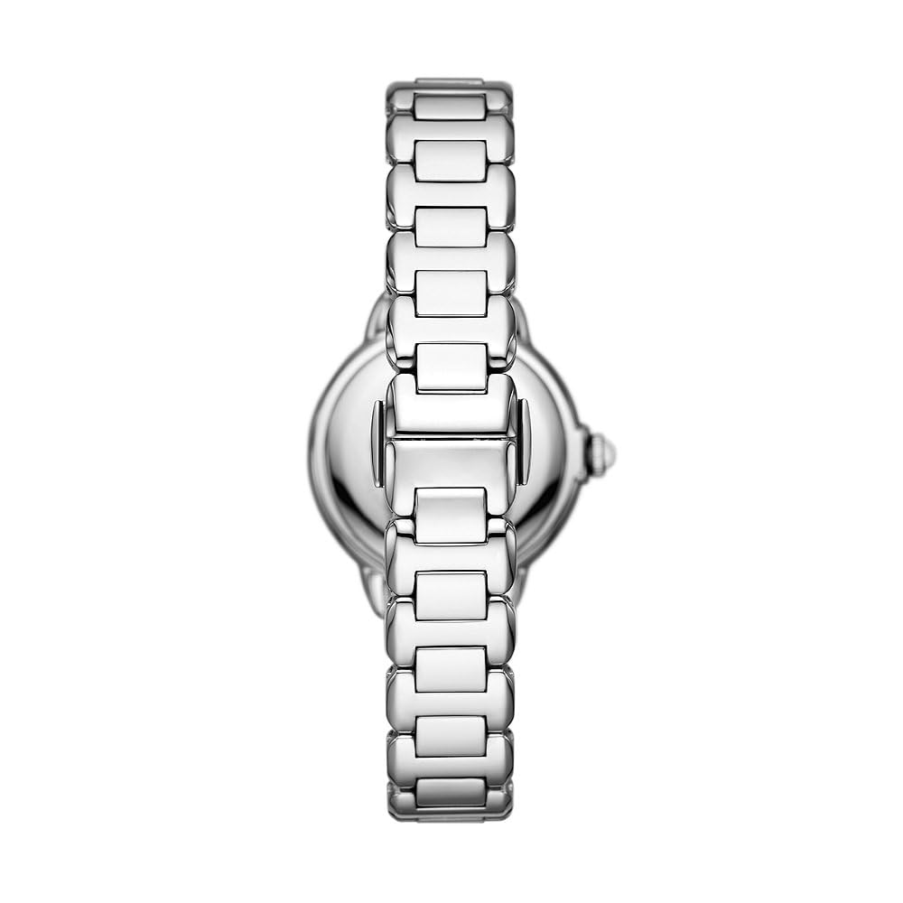 Emporio Armani Damenuhr, Dreizeiger Quarzwerk und 32mm Gehäusegröße mit Edelstahl-, Leder- oder Silikonarmband