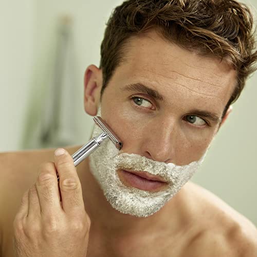 WELEDA Bio FOR MEN Rasiercreme, Naturkosmetik Rasierschaum für die Pflege und den Schutz der Haut bei Nassrasuren, sanfter Schaum für eine schonende Rasur für Männer (1 x 75 ml)