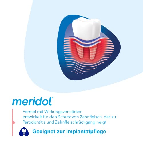 meridol Zahnpasta Parodont Expert 75 ml - Zahncreme wirkt antibakteriell und unterstützt so den natürlichen Heilungsprozess des Zahnfleisch