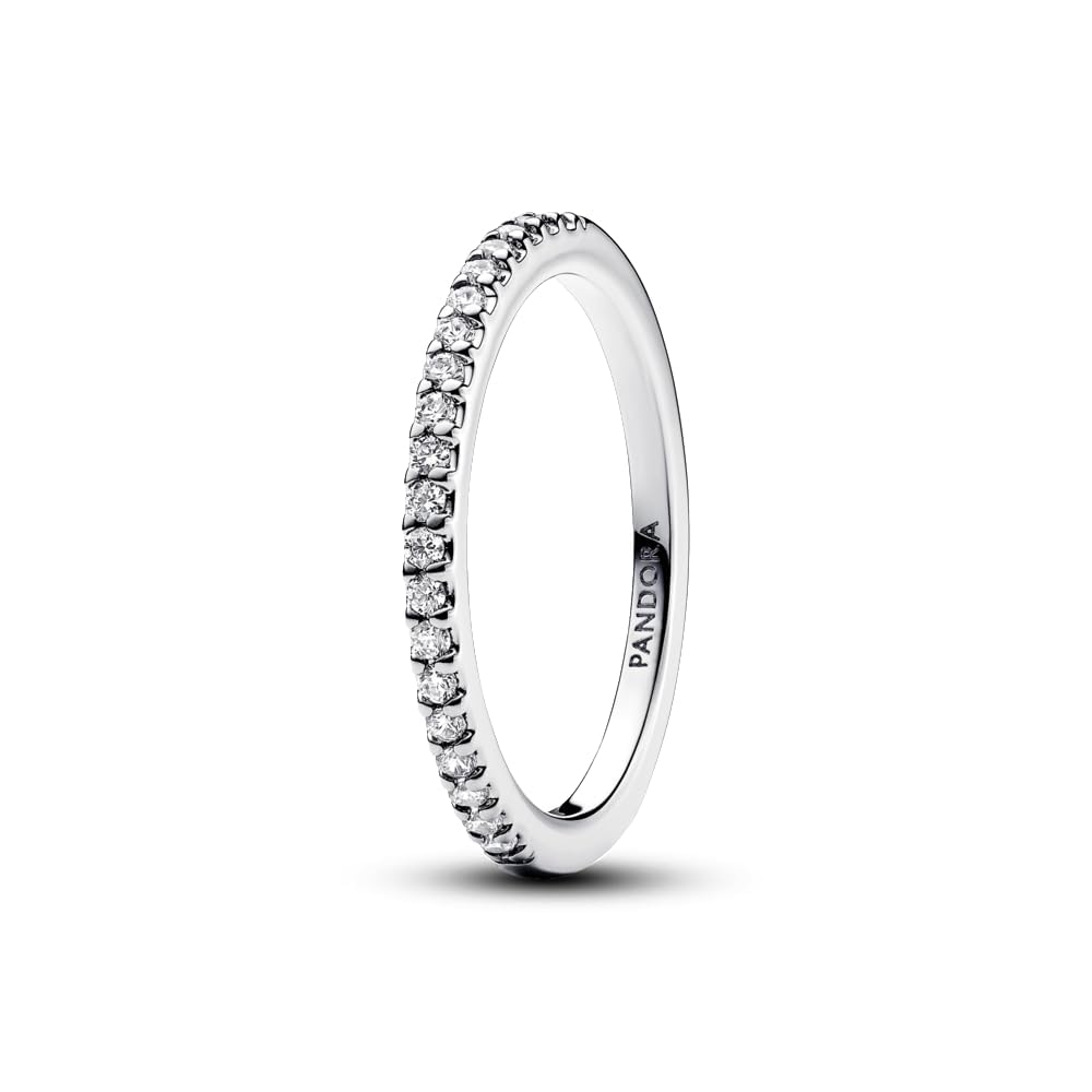 PANDORA Timeless Ring, 14K Gold-Plated with Clear Cubic Zirconia