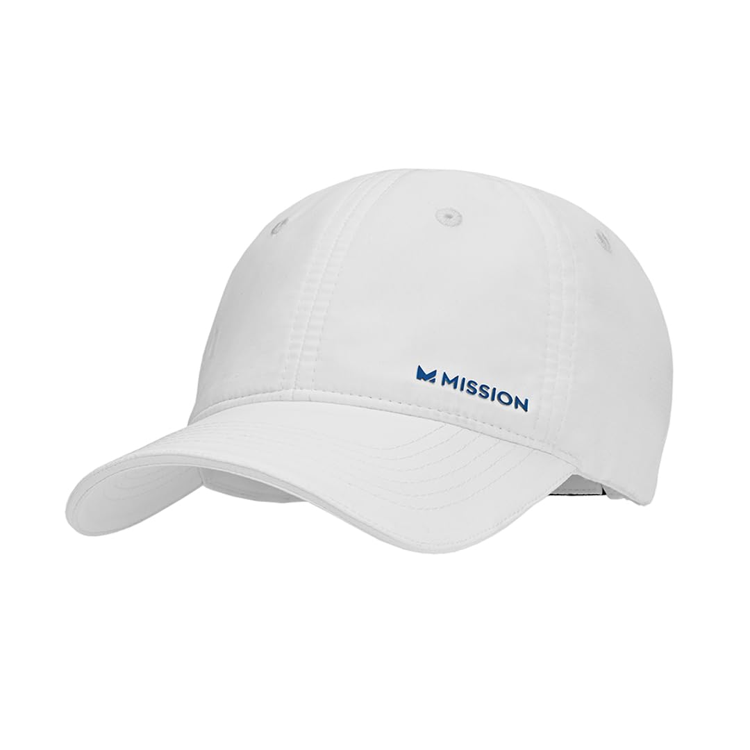 MISSION Cooling UPF Performance Hat - Unisex One Size Cap for Workouts, Golf & Running - Sweat & Water Activated Technology