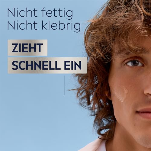NIVEA MEN Sensitive Bart & Gesicht Pflege-Gel, schnell einziehende Bartpflege für empfindliche Männerhaut, beruhigende Gesichtspflege zur Linderung von Hautirritationen (50 ml)