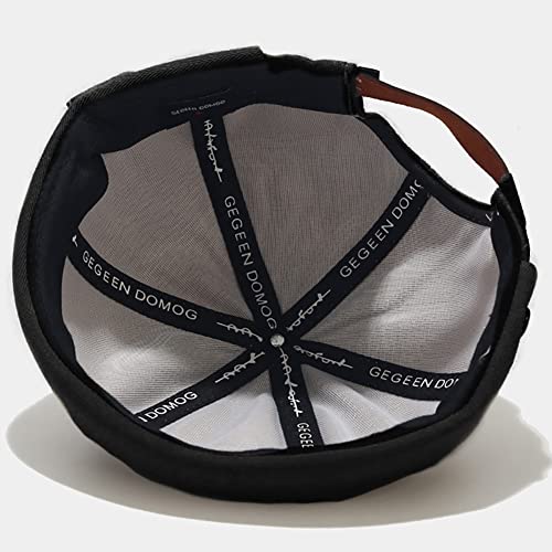 XYIYI Herren Dockermütze Brimless Hat Schädelkappe Arbeiter Matrosenmütze Gerollte Manschette Retro Beanie Mütze