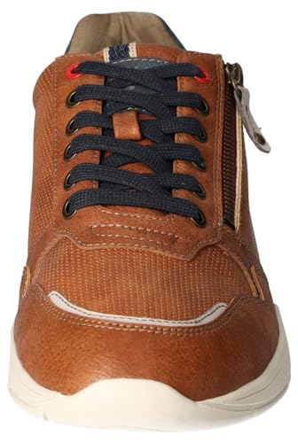 MUSTANG Men’s Trainers – Stylish Lace-Up Sneakers with Side Zip