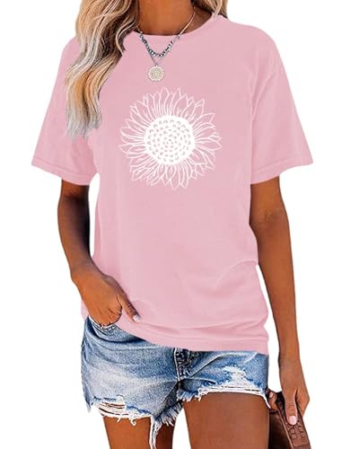 Cicy Bell Women’s Sunflower Graphic T-Shirt