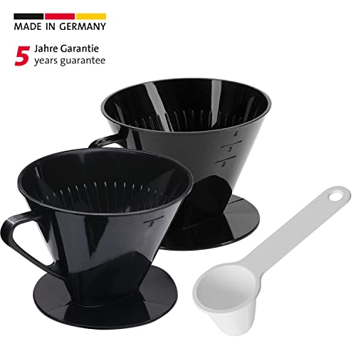 Westmark Kaffeefilter/Filterhalter, Filtergröße 4, Für bis zu 4 Tassen Kaffee, Four