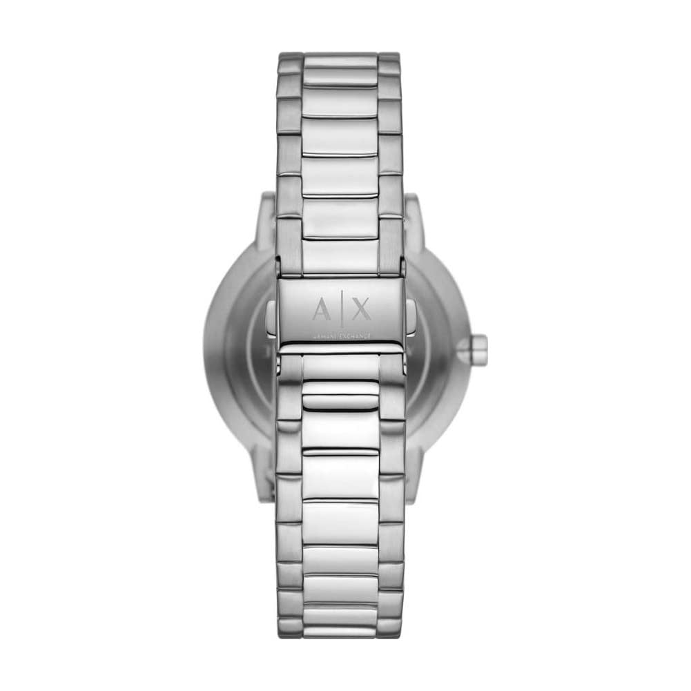 Armani Exchange Watch for Men, Quartz Movement and 42mm Case Size with Stainless Steel, Leather or Silicone Strap