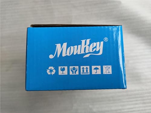 Moukey Dynamisches Mikrofon mit 4M/13ft Kabel, Metall Karaoke Handmikrofon, XLR-Mikrofon für Gesang/Bühne/Party, Kompatibel mit Karaoke Maschine/PA Anlage/Verstärker/Mixer, Grau