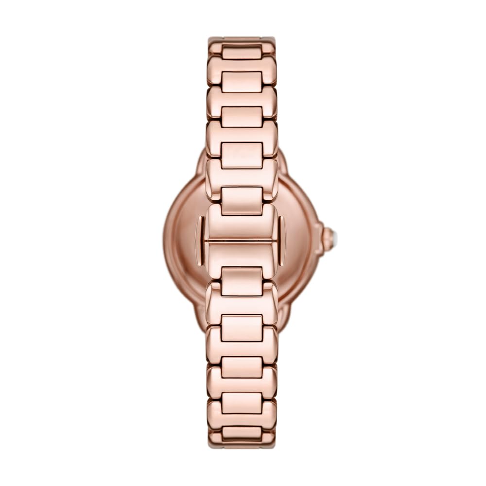 Emporio Armani Damenuhr, Dreizeiger Quarzwerk und 32mm Gehäusegröße mit Edelstahl-, Leder- oder Silikonarmband