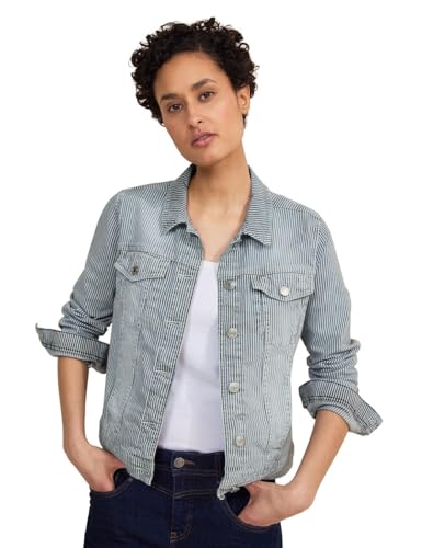 Street One Women’s Striped Denim Jacket