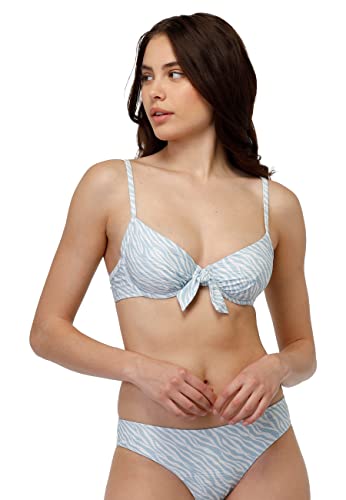 Lovable Women's Underwired Bra Bikini – Printed Knitted Micro Two-Piece Set