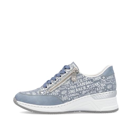 Rieker Damen Low-Top Sneaker N4316 – Wedge Heel