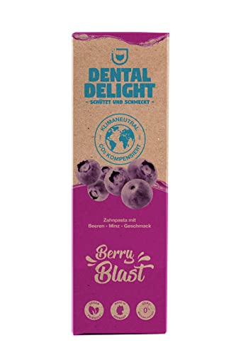 DENTAL DELIGHT Polar Punch Zahnpasta (TESTSIEGER), Vegane Zahnpasta mit Geschmack, Zahncreme (Minze, 4er Pack)
