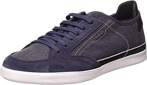 Geox Men’s U Walee A Sneakers – Lightweight Canvas Trainers