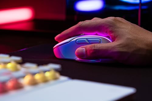 Turtle Beach Kone II Air – Kabellose, ergonomische RGB-Gaming-Maus, 350-Stunden-Akku, optischer 26K DPI Sensor, 21 programmierbare Funktionen, 4D-Free-Spin-Scroll-Rad, Schwarz