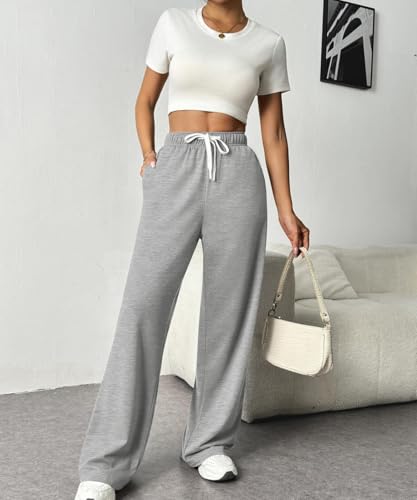 Women’s High-Waist Jogging Pants – Cotton Baggy Training Pants