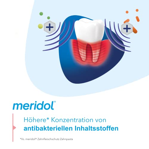 meridol Zahnpasta Parodont Expert 75 ml - Zahncreme wirkt antibakteriell und unterstützt so den natürlichen Heilungsprozess des Zahnfleisch