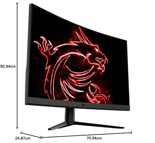 MSI G2422C 23,6 Zoll FHD Curved Gaming Monitor - 1500R 1920 x 1080 VA Panel, 180Hz / 1ms, Adaptive Sync - DP 1.2a, HDMI 2.0b CEC