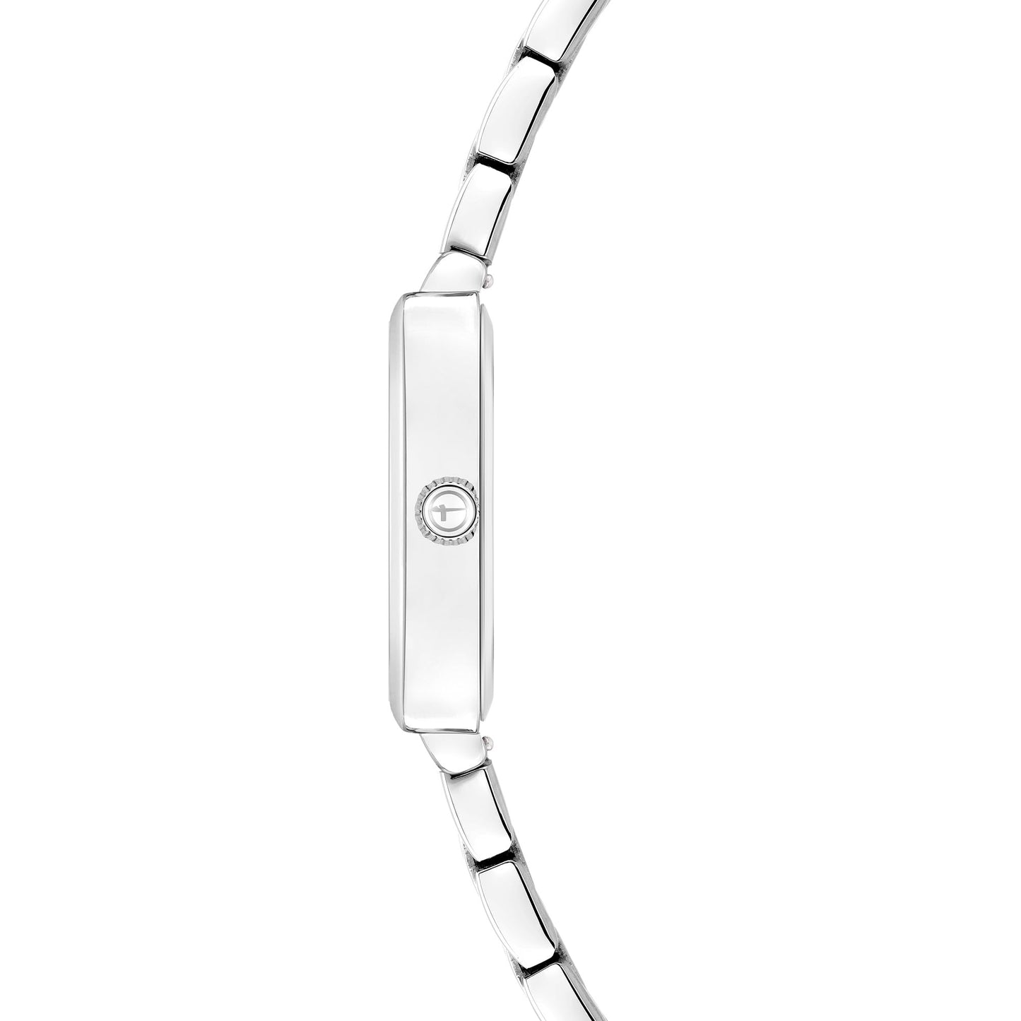 Tamaris ladies analogue wristwatch with quartz movement made of stainless steel with stainless steel bracelet
