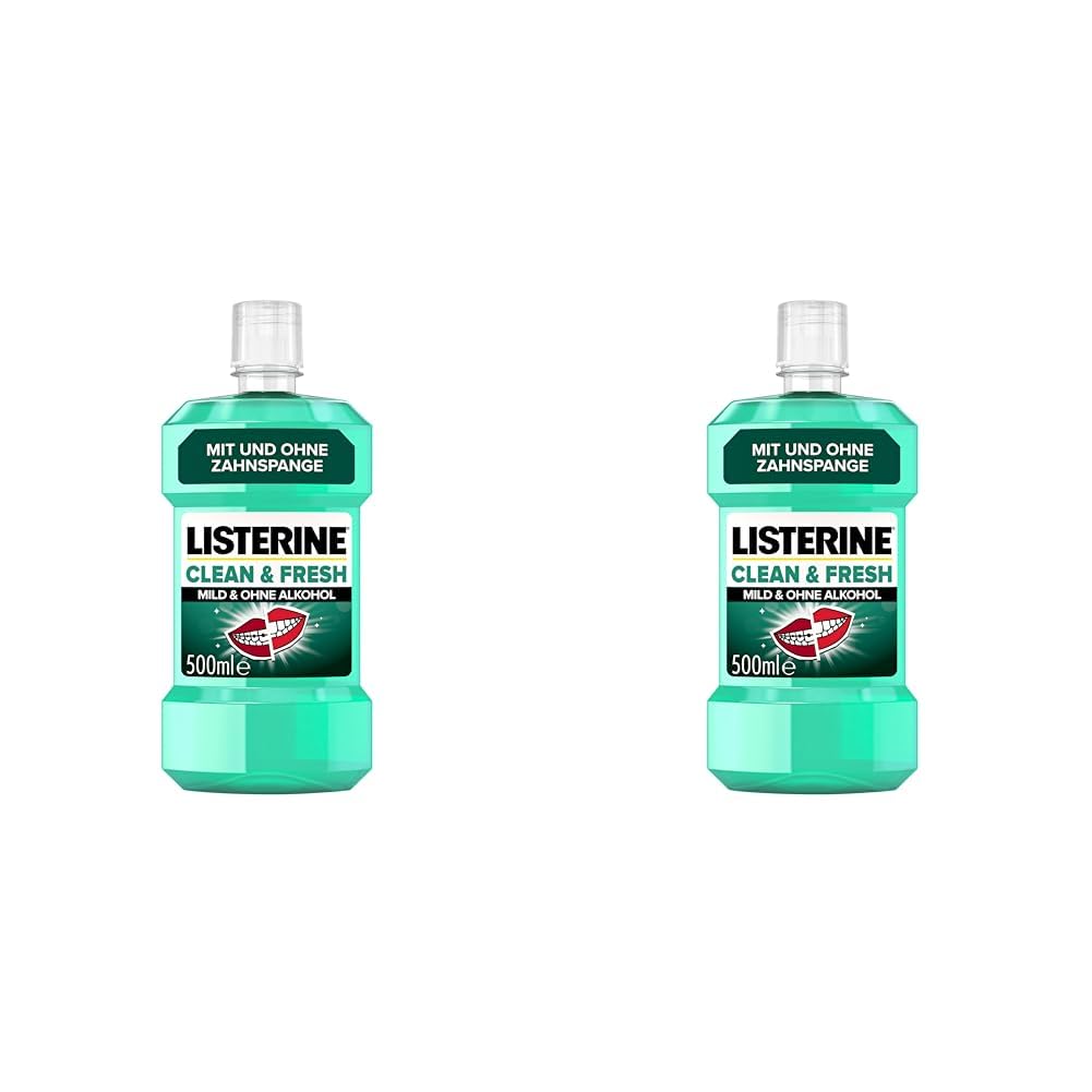 LISTERINE Smart Kidz Mild Berry (500 ml), antibakterielle Kinder Mundspülung ohne Alkohol & ohne Zucker, Mundwasser schützt vor Karies, geeignet für Kinder ab 6 Jahren