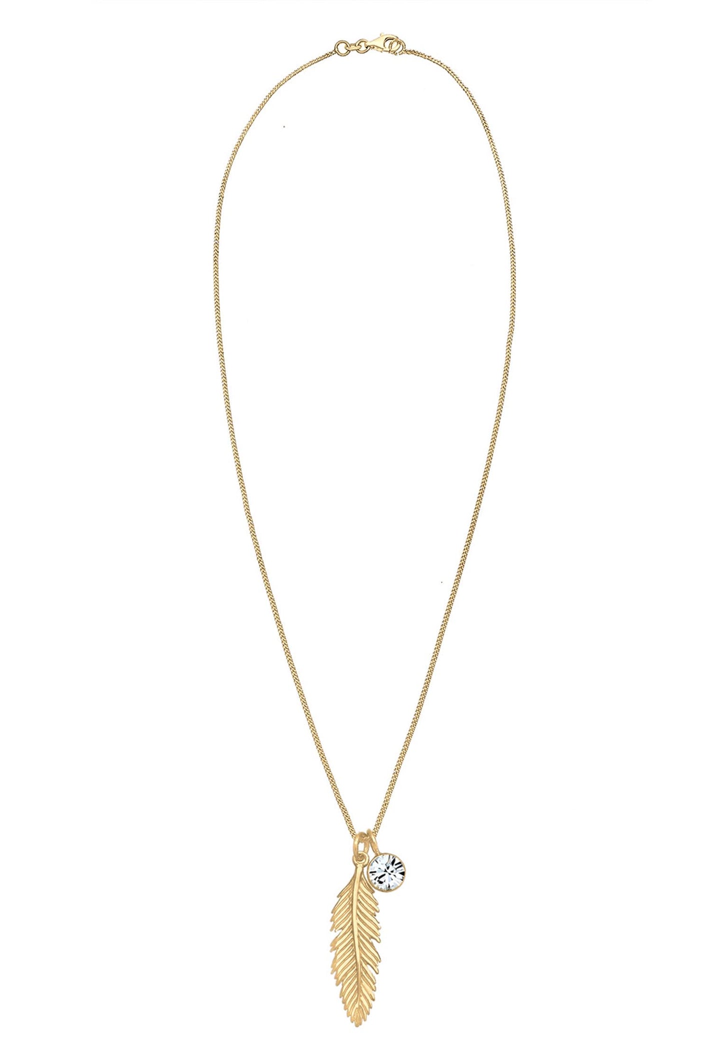 Elli Women's Feather Pendant Necklace