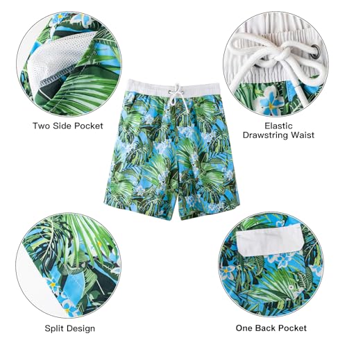 Men’s 2-in-1 Quick-Dry Swim Shorts – Compression Liner Boardshorts