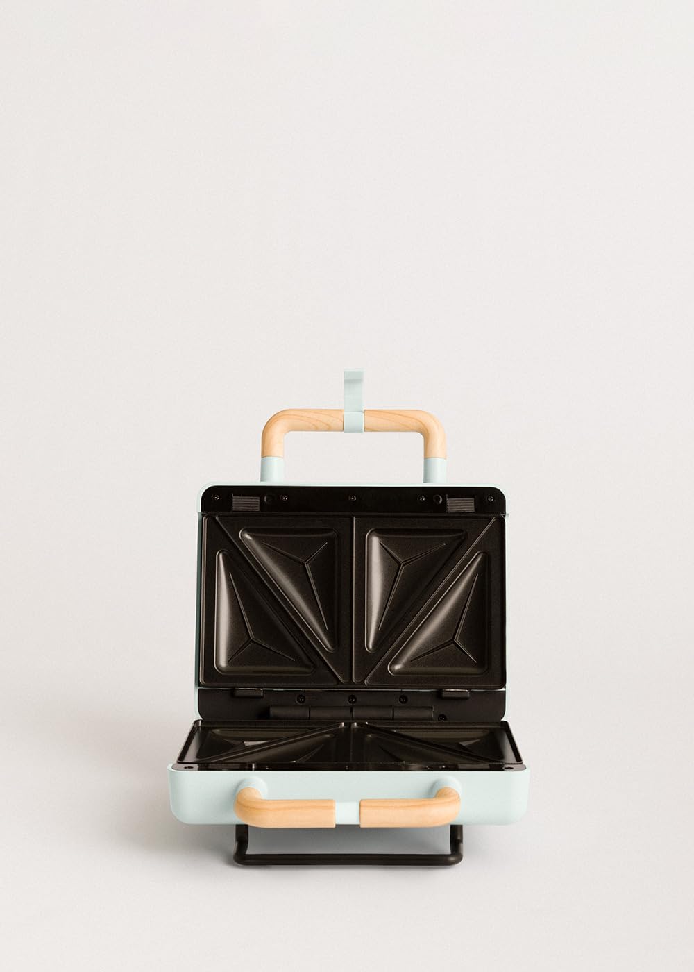 CREATE/STONE STUDIO/Sandwichmaker und Waffeleisen in Rosa-Barbie / 2 austauschbare Antihaftplatten, 1 Scheibe, 100º Offnung, BPA-frei, 105º Öffnung, Cool-Touch-Griff, 600W