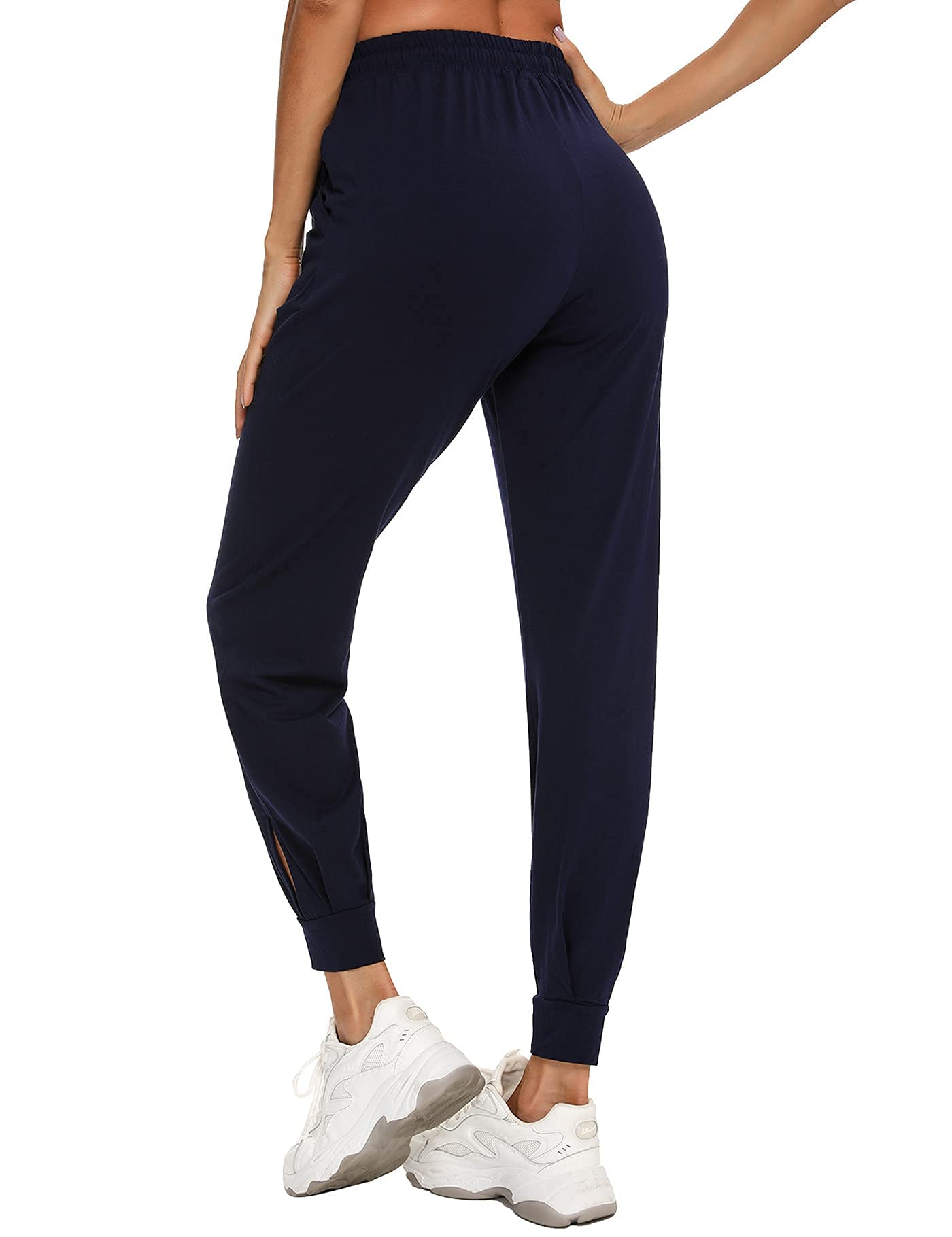 Aseniza Women's Jogging Pants – High Waist Cotton Sports Pants
