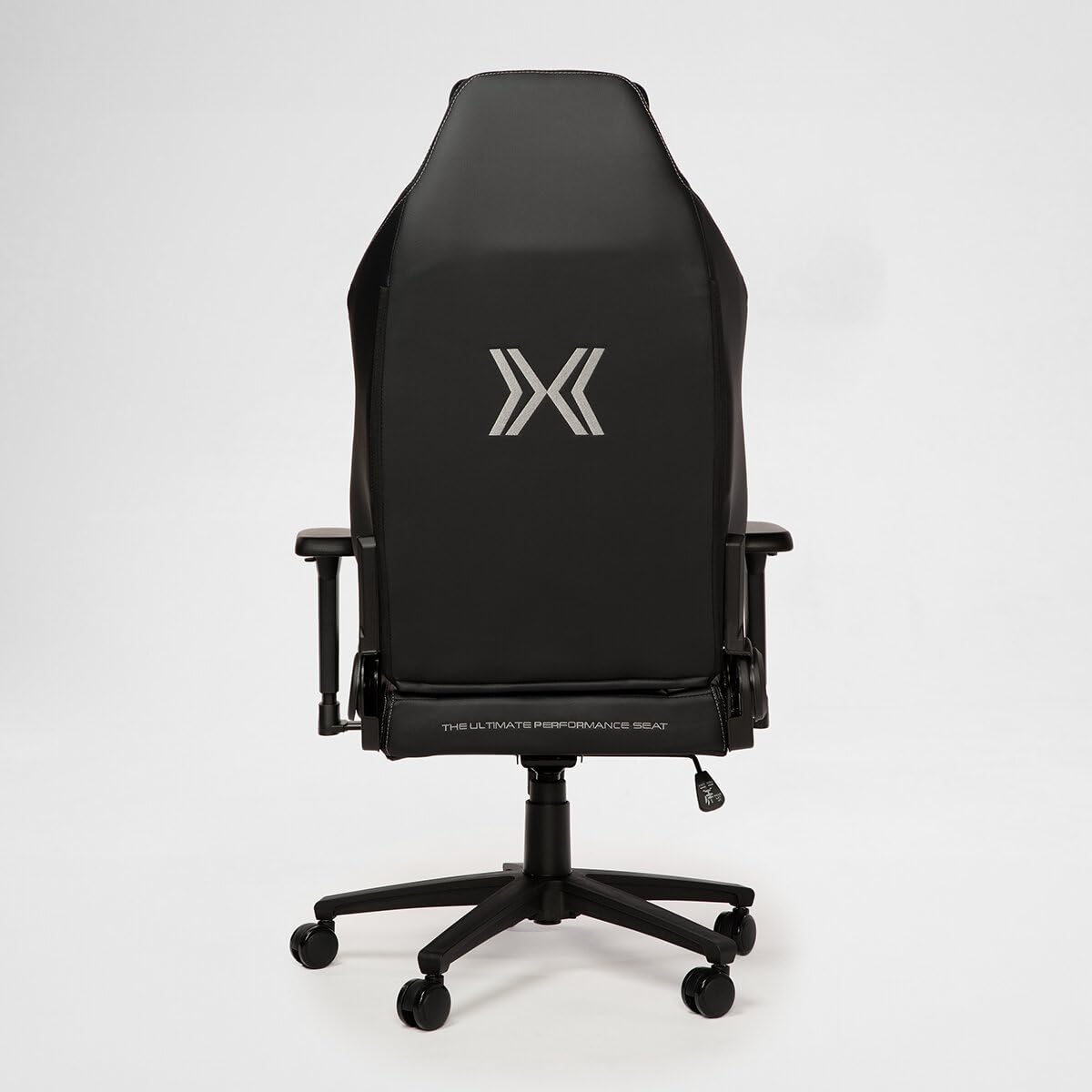 PARADOX - Gaming Stuhl - Schreibtischstuhl Ergonomisch - Verstellbare Armlehnen und Rückenlehne, Liegefunktion, Kissen, 125 kg Belastbar - Vanguard Crimson Arovs, Schwarz, Rot, Pfeil-Muster