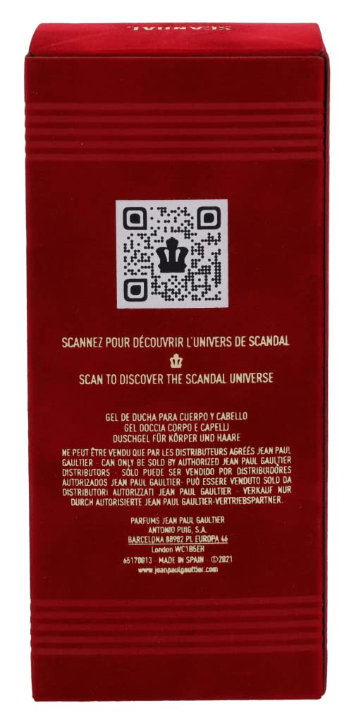 Jean Paul Gaultier Scandal Red Glass