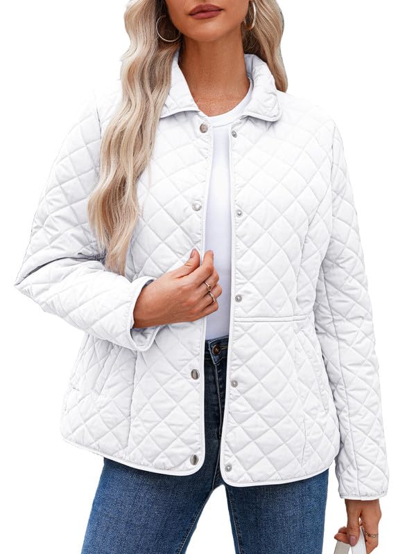 Dokotoo Women’s Quilted Winter Jacket – Warm Puffer Coat with Pockets