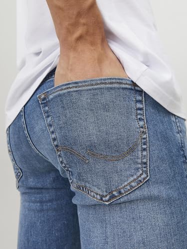 JACK & JONES Men’s Slim Fit Jeans – Stretch Denim with Tapered Leg