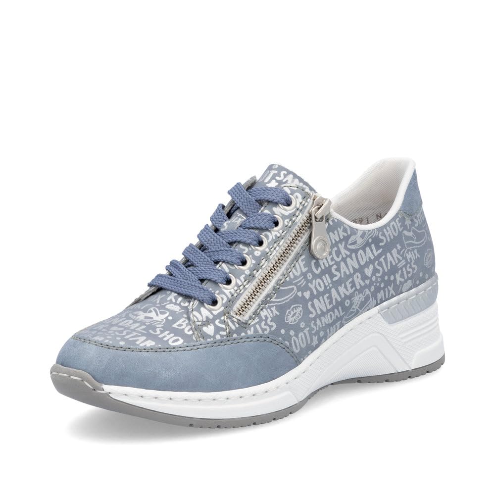 Rieker Damen Low-Top Sneaker N4316 – Wedge Heel