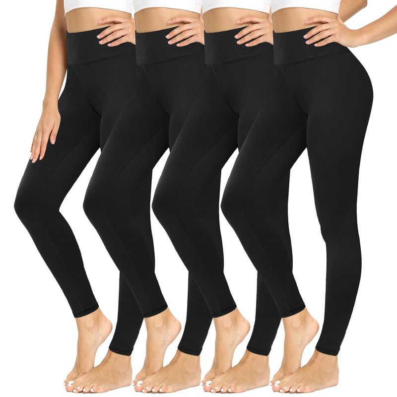 CAMPSNAIL Women’s 4-Pack High Waist Leggings