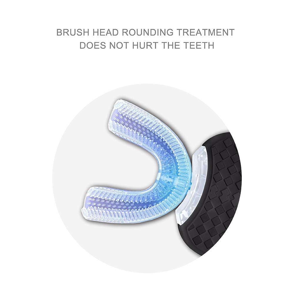 Elektrische Ultraschall-Zahnbürste, Automatische 360 ° Ultraschall-Elektrozahnbürste, Cold Tooth Whitening Instrument Automatische Zahnbürste, Elektrische Schallzahnbürste für Erwachsene