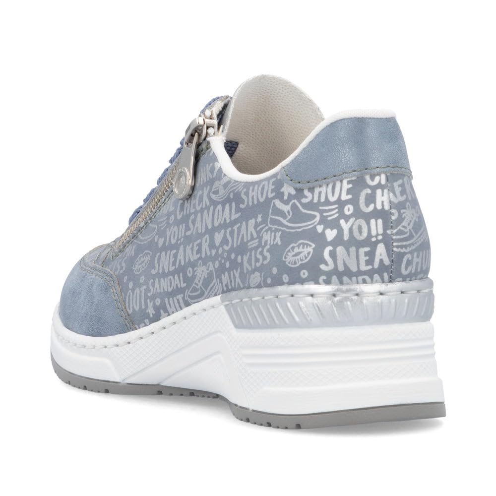 Rieker Damen Low-Top Sneaker N4316 – Wedge Heel