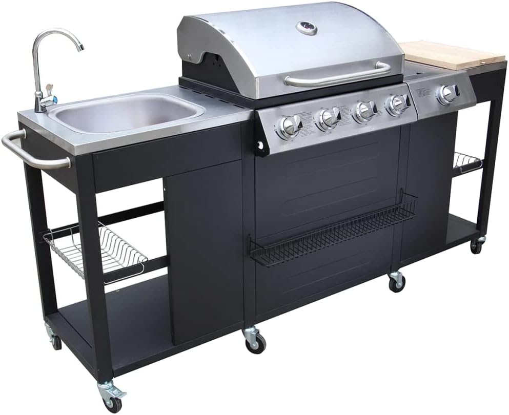 Outdoor-Küchengrill Montana 4 Brenner, Küche und Esszimmer, Küchengeräte, Outdoor-Grills